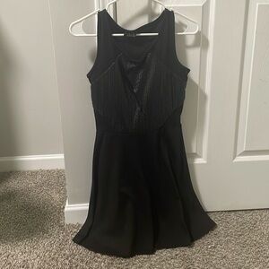 Black Mini Dress Deb Brand Size Medium